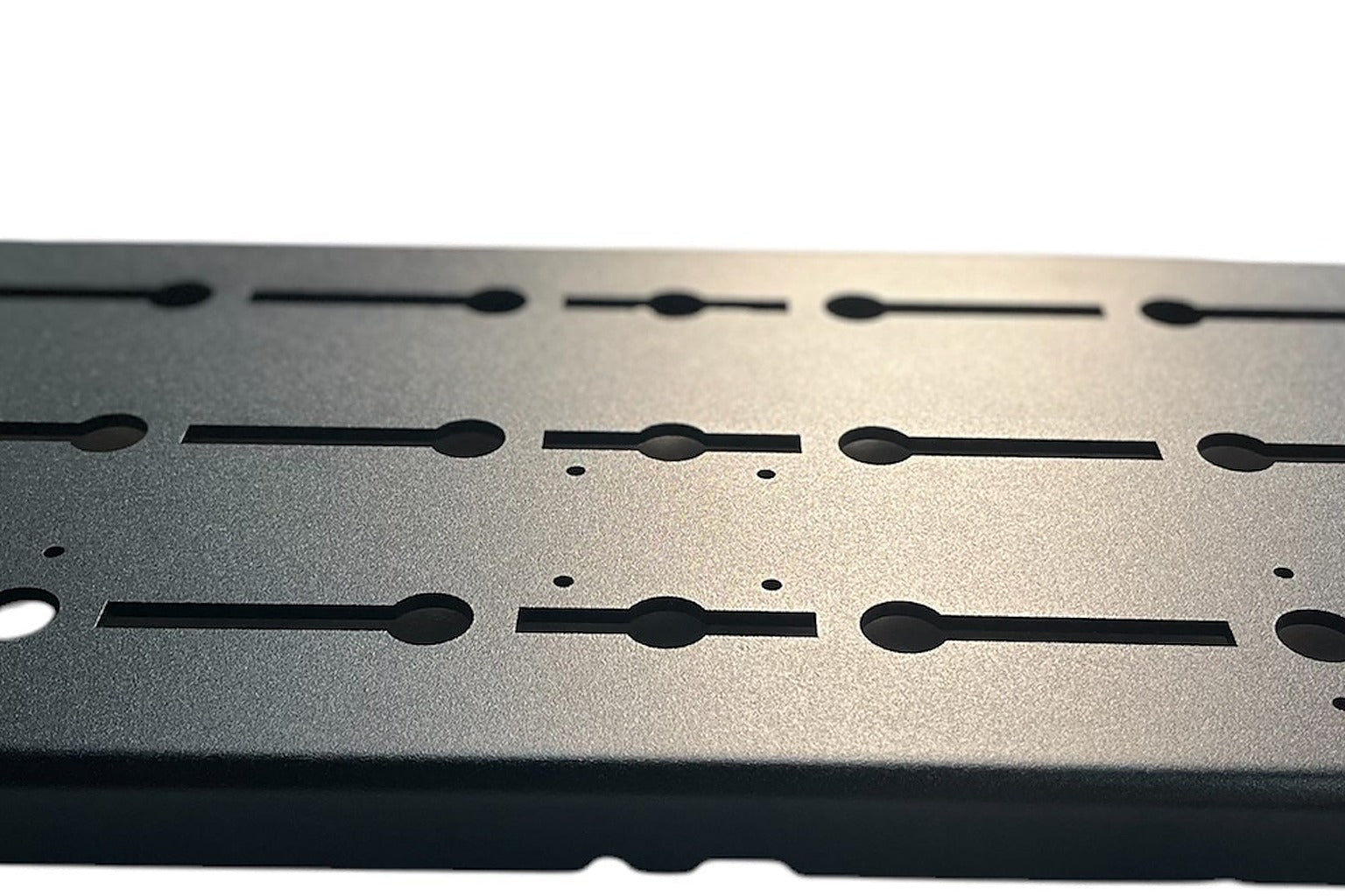 Laser-cut MOLLE panel slot detail