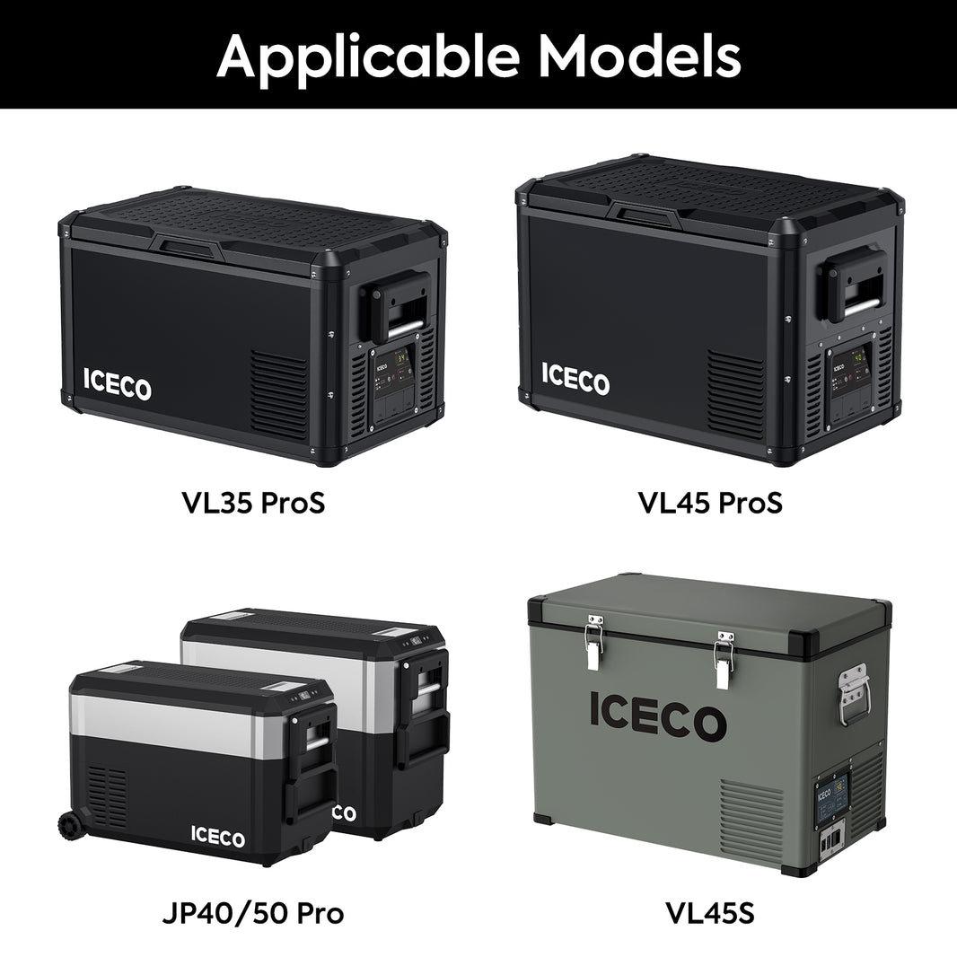 Additional view of the ICECO Fridge Slide Mount for JP Pro, VL45, and APL35 Series, a steel fridge slide for vehicle mounting