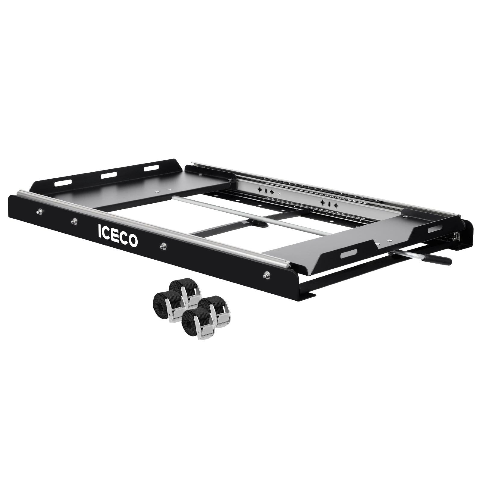 ICECO fridge slide mount for JP Pro, VL45 and APL35 series fridges, a steel pull out slide base