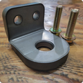 Overland Custom Design Toyota rear recovery point, a heavy steel recovery eye for the rear chassis