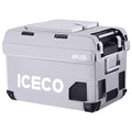 ICECO insulated cover for the APL55 fridge, a quilted padded cover fitted over the chest fridge