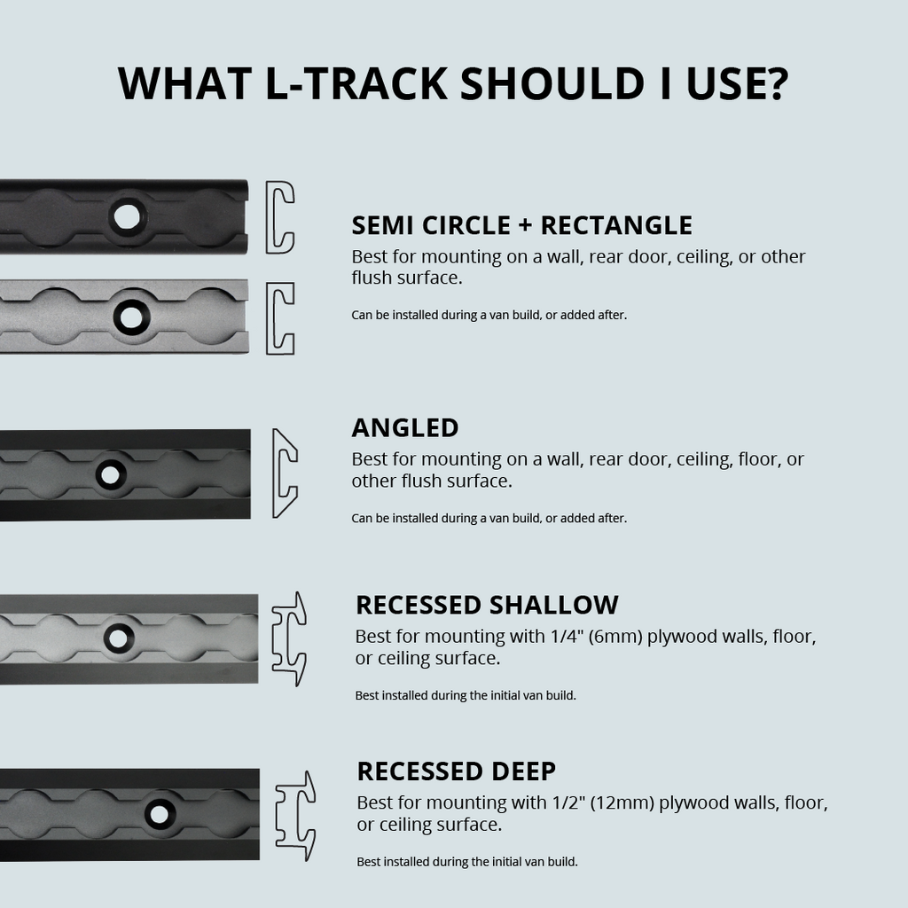 Semi-Circle Venture L-Track (2 Pack)