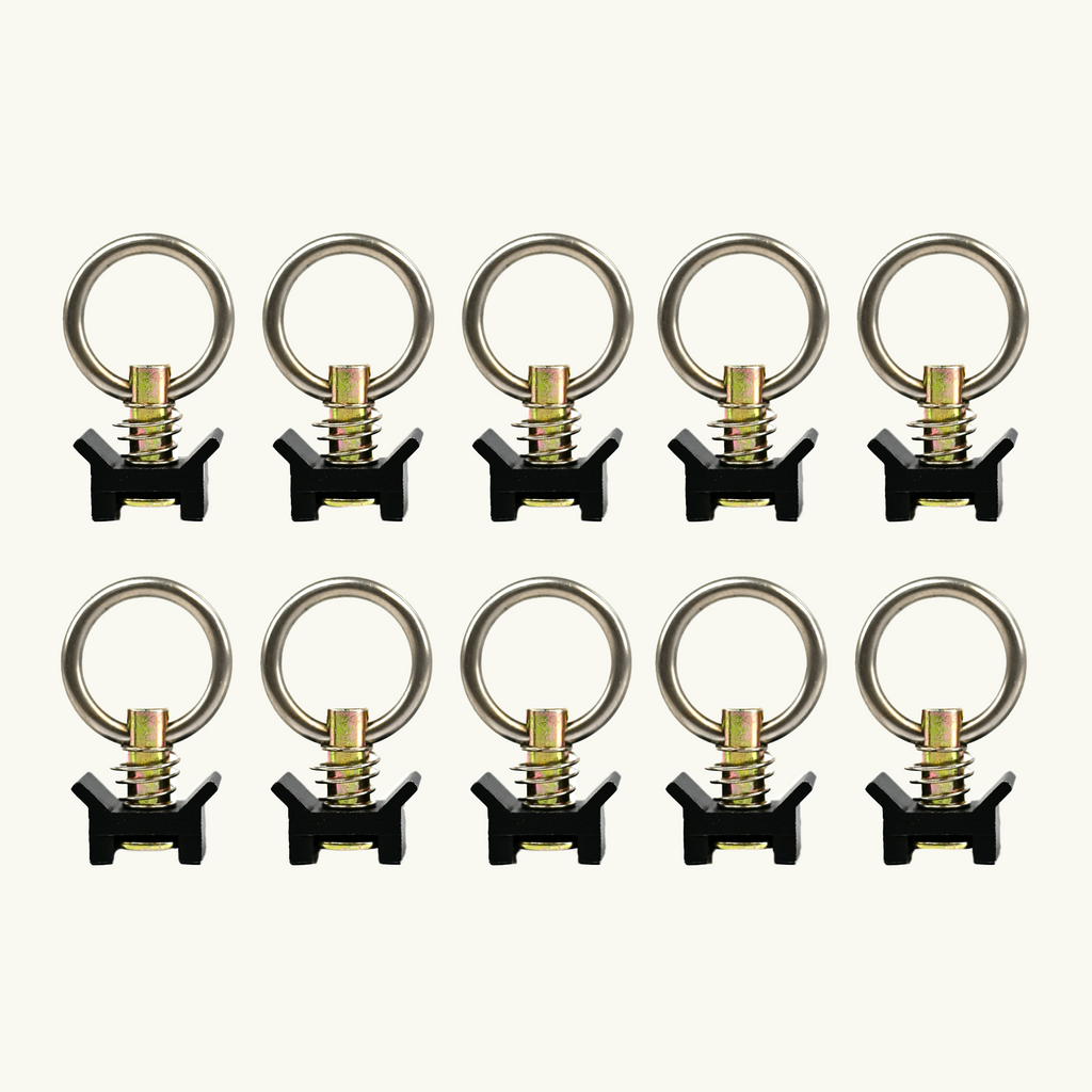 Venture L-Track Adjustable Tie Down Ring (10 Pack)