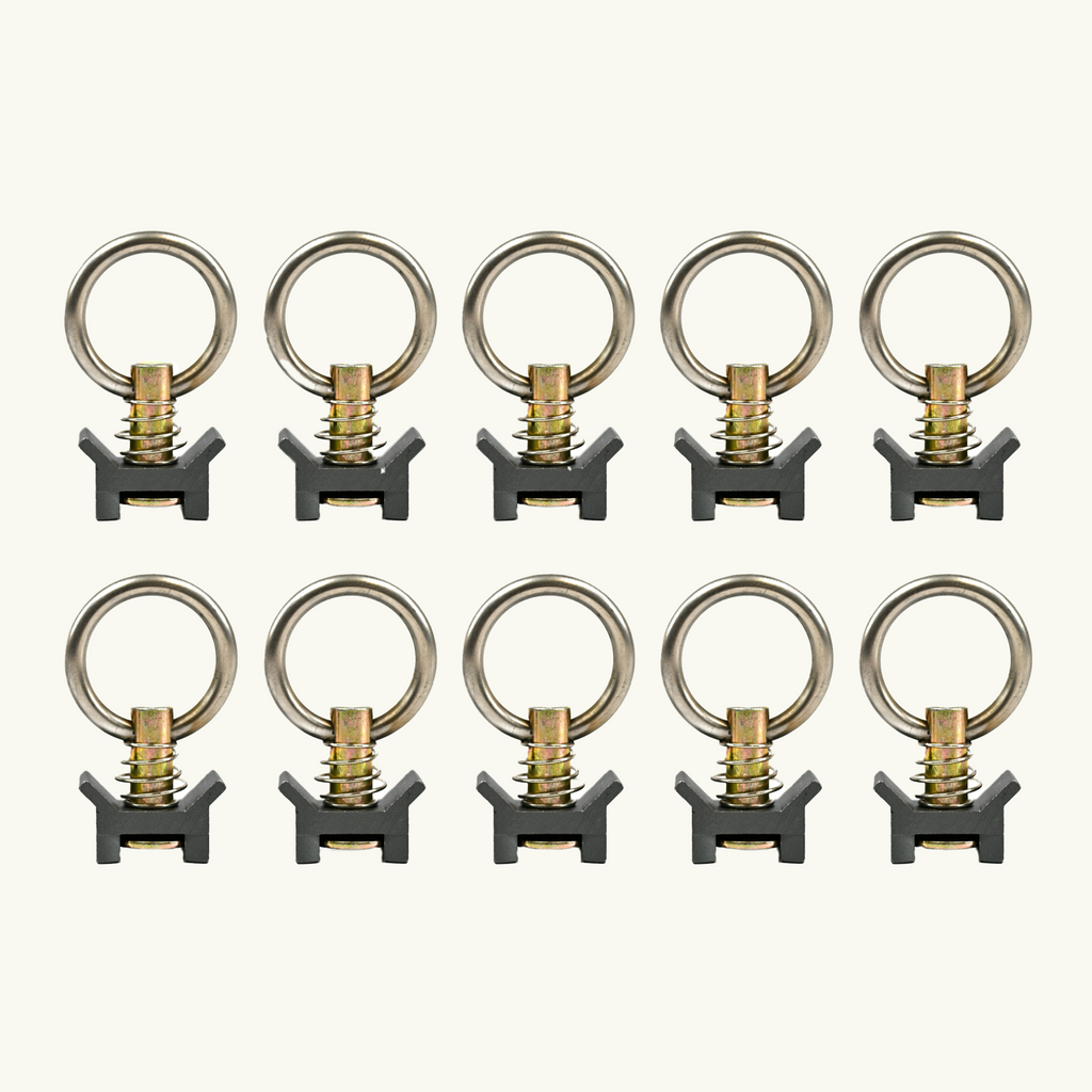Venture L-Track Adjustable Tie Down Ring (10 Pack)