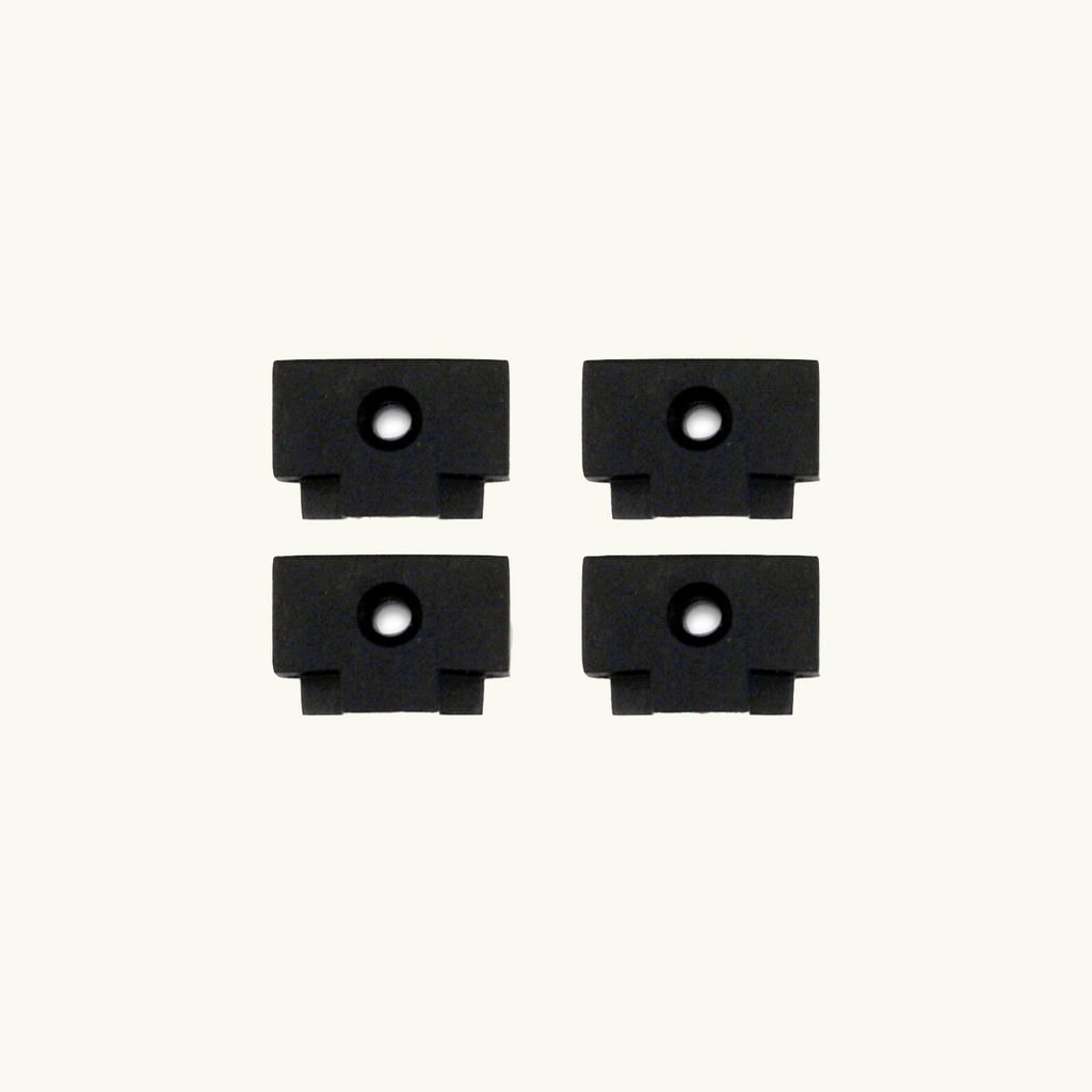 Venture L-Track Rectangle End Caps (4 Pack)