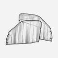 Mercedes Sprinter Reflective Front Door Window Cover (Pair)