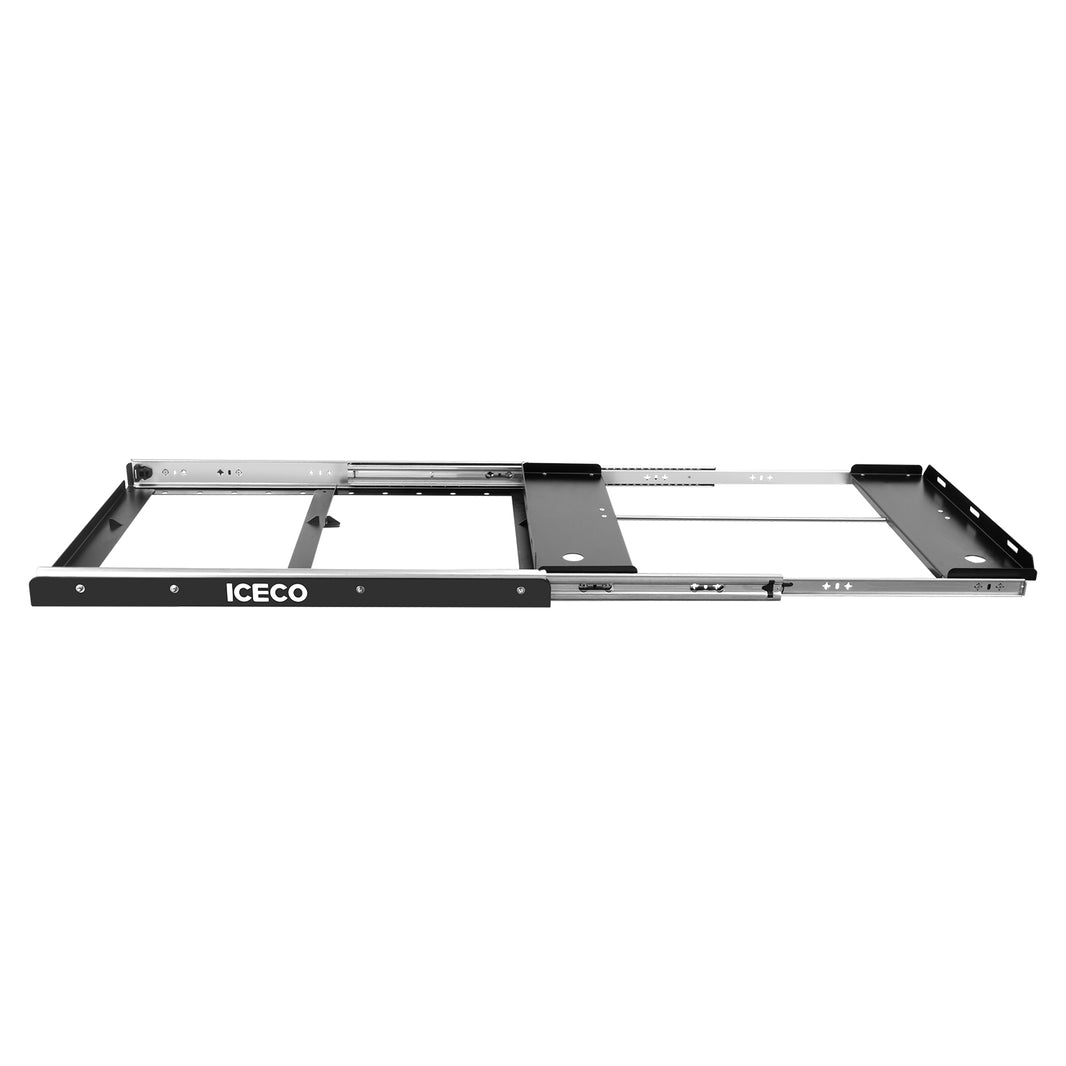 Additional view of the ICECO Fridge Slide Mount for APL55 and VL60Pro, a steel fridge slide for vehicle mounting