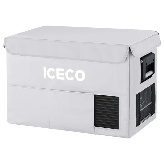 ICECO insulated cover for the VL45ProS fridge, a quilted padded jacket for the chest fridge