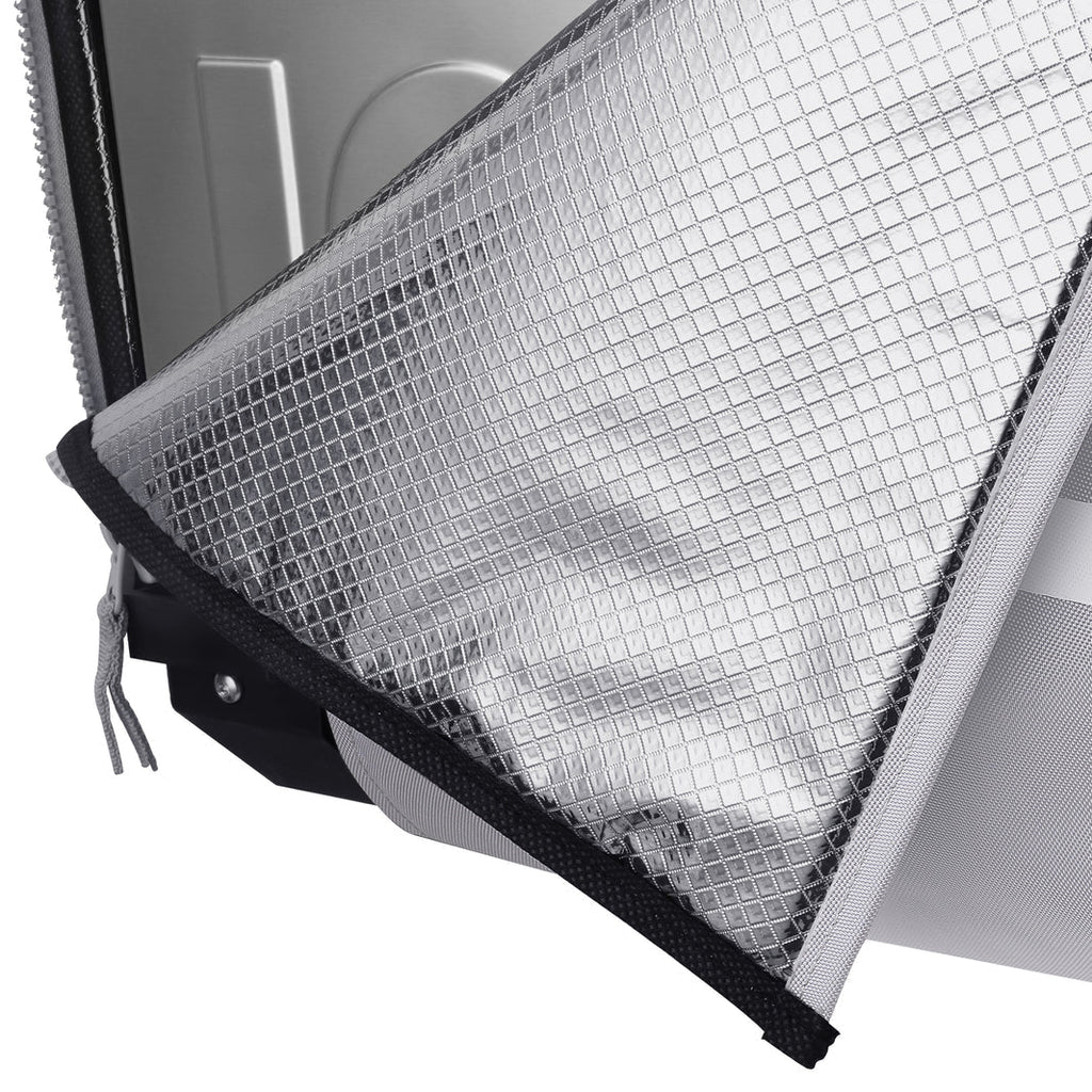 Another angle on the ICECO Insulated Cover for APL55 Fridge, a quilted insulated cover for the portable fridge