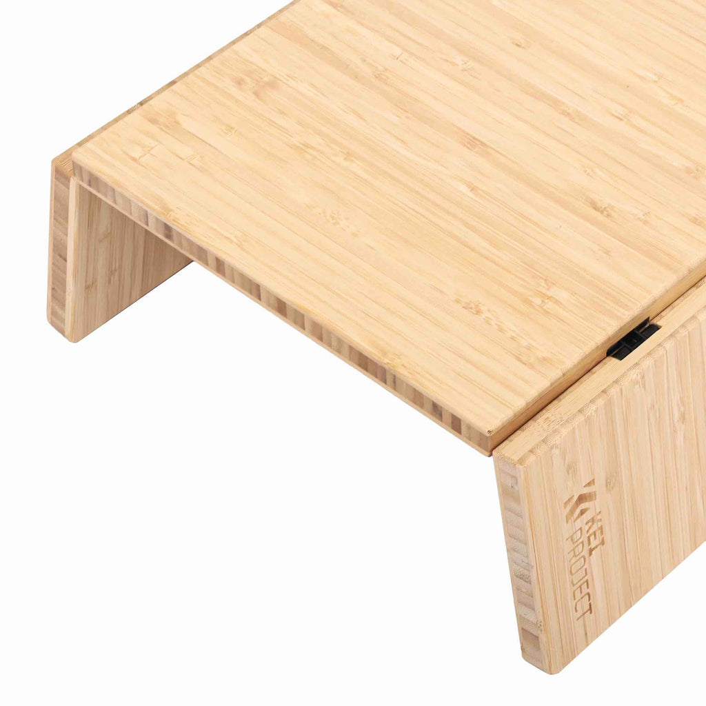 Kei Project Natural Bamboo Folding Table for Camper Vans Mercedes Sprinter