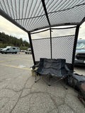 Additional view of the DAYLODGE AirHaven 40 Annex Wall Kit, part of a vehicle based camp and travel setup