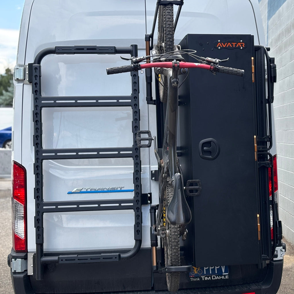 Wider view of the Avatar Offroad Centi Wide Van Storage Box, part of the Avatar Offroad van storage and overland range