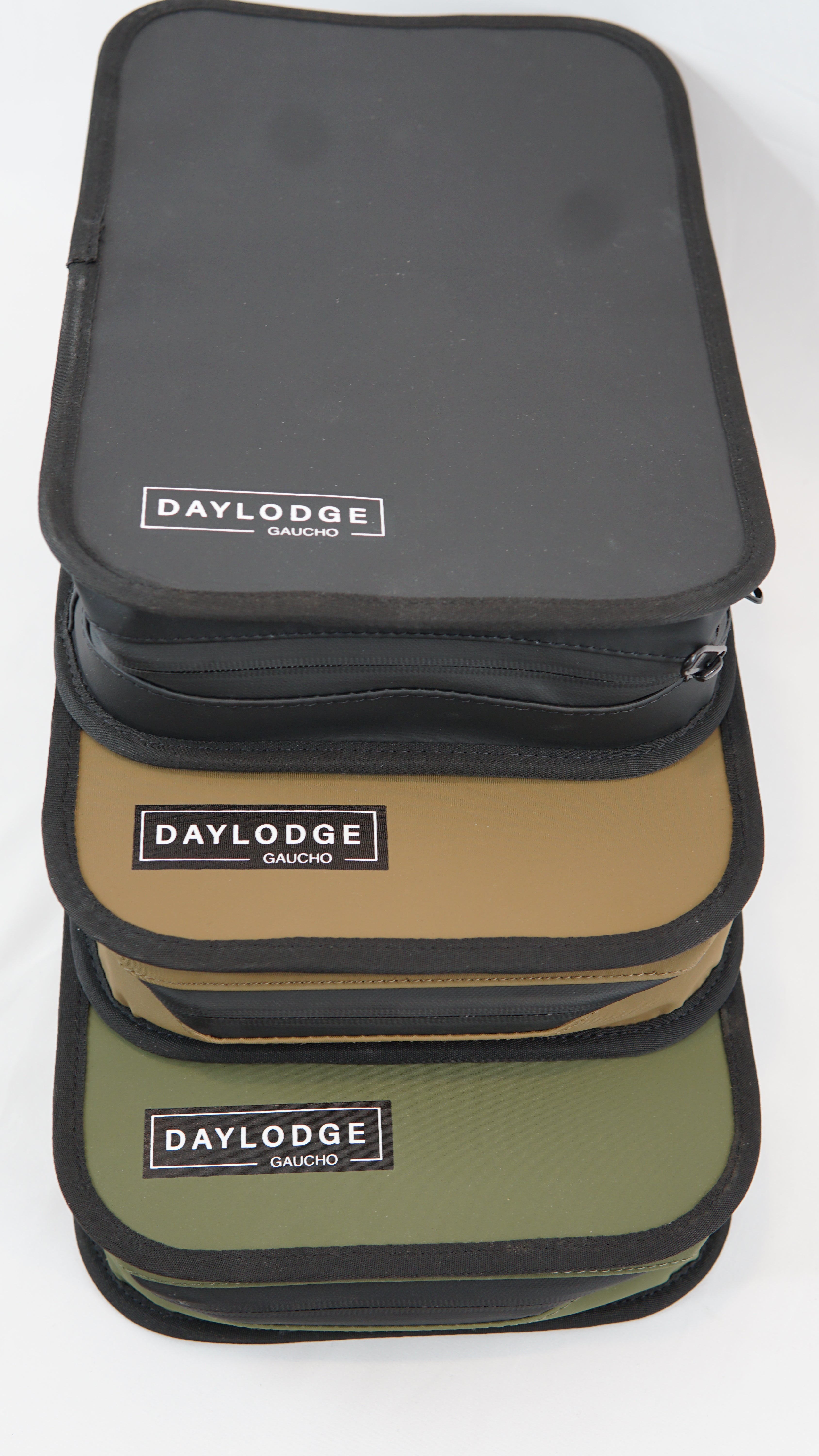 Further view of the DAYLODGE Gaucho Kitchen Case, part of a vehicle based camp and travel setup