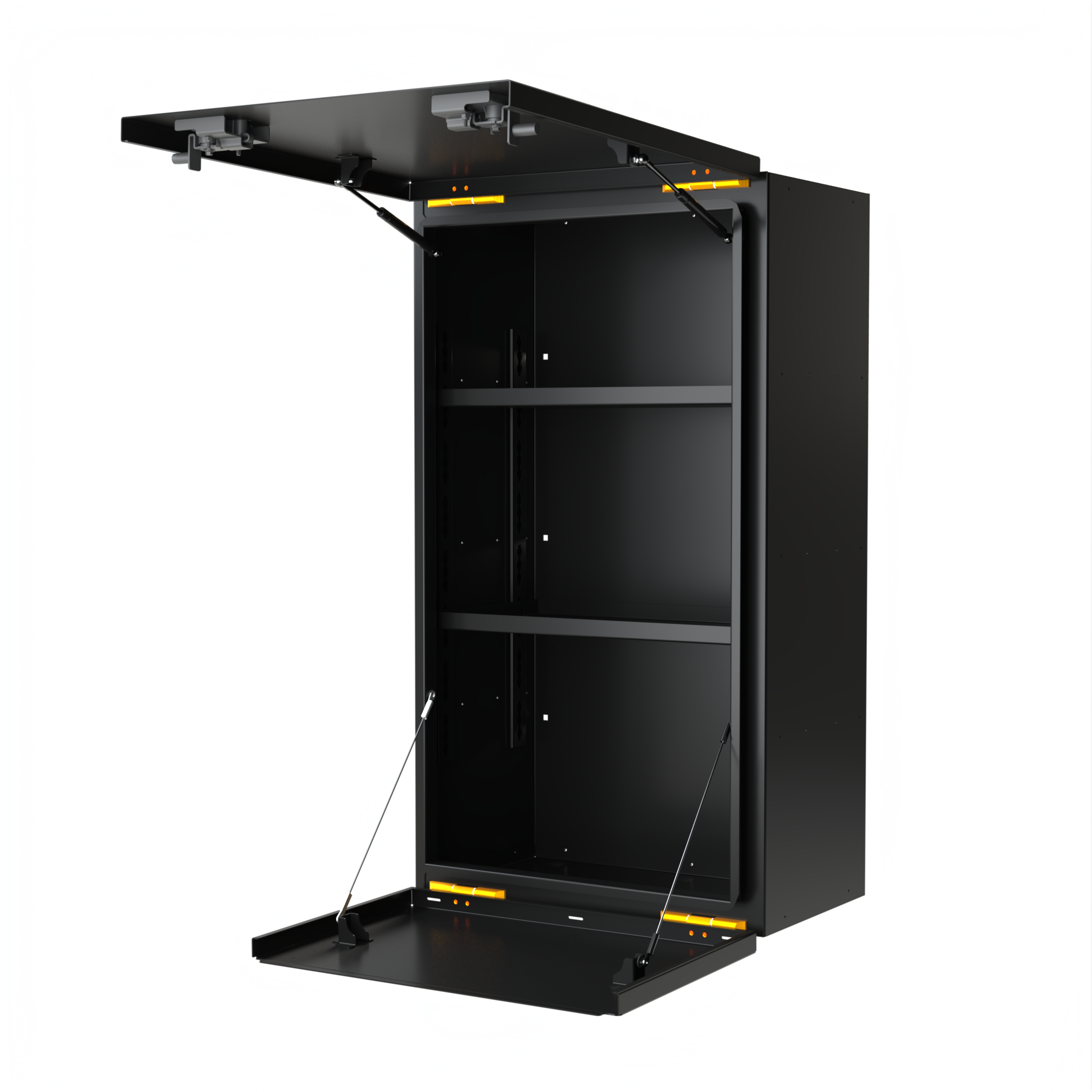 Open view of the Avatar Offroad Giga Full Size Van Storage Box, part of the Avatar Offroad van storage and overland range