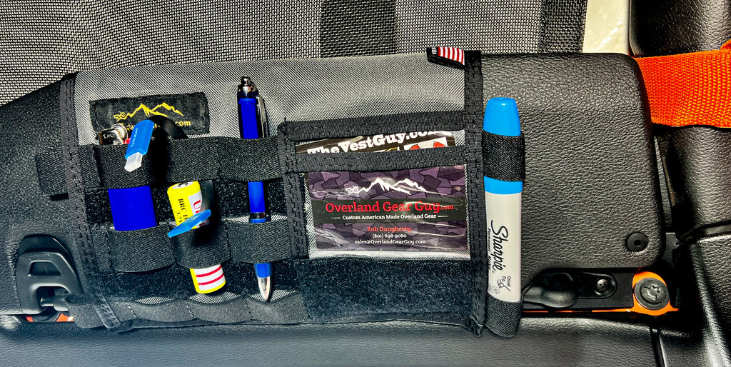 Jeep Gladiator MOLLE Visor Organizer - Tacoma Visor