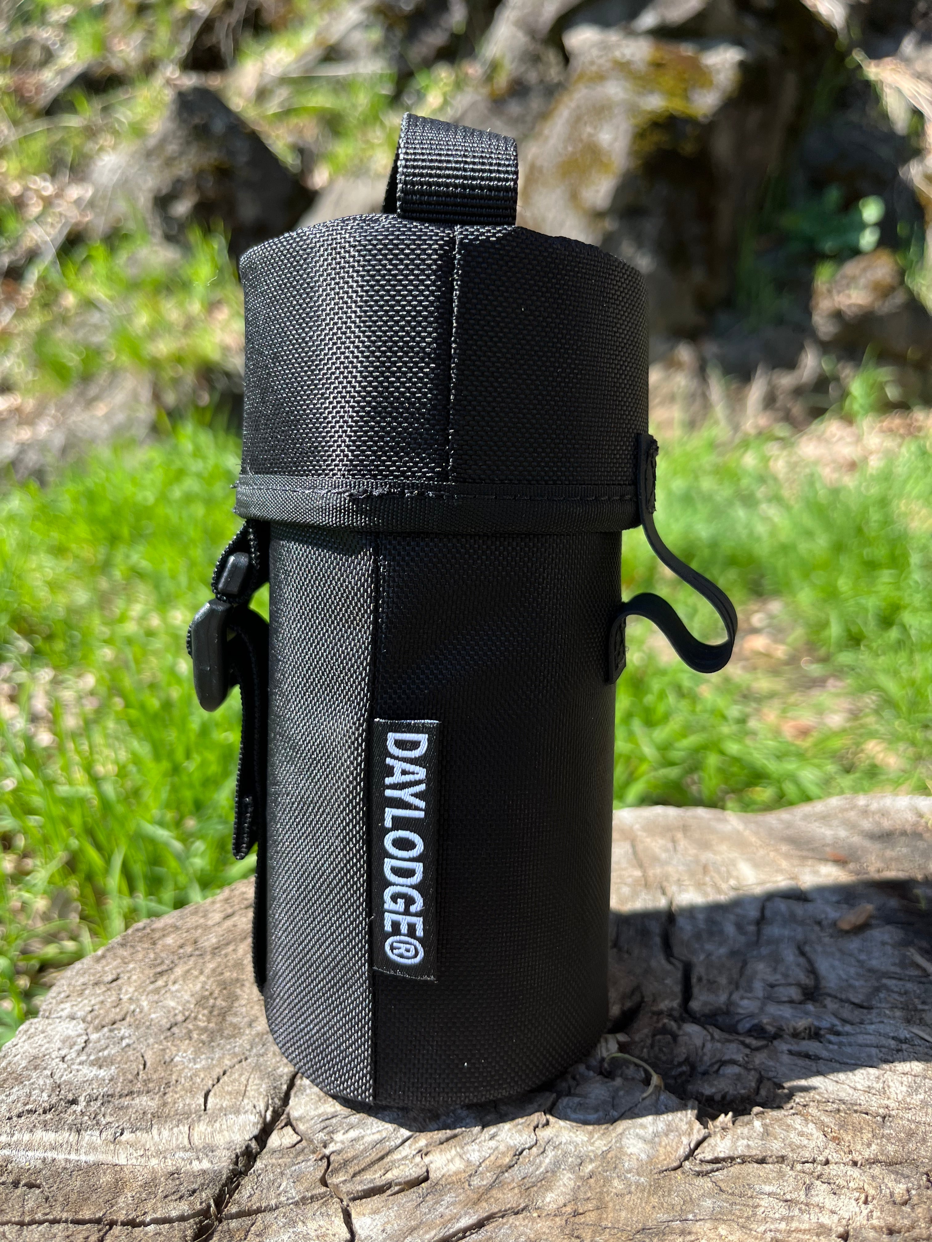 Alternate view of the DAYLODGE Stash 16 Dry Goods Storage Bag, part of a vehicle based camp and travel setup