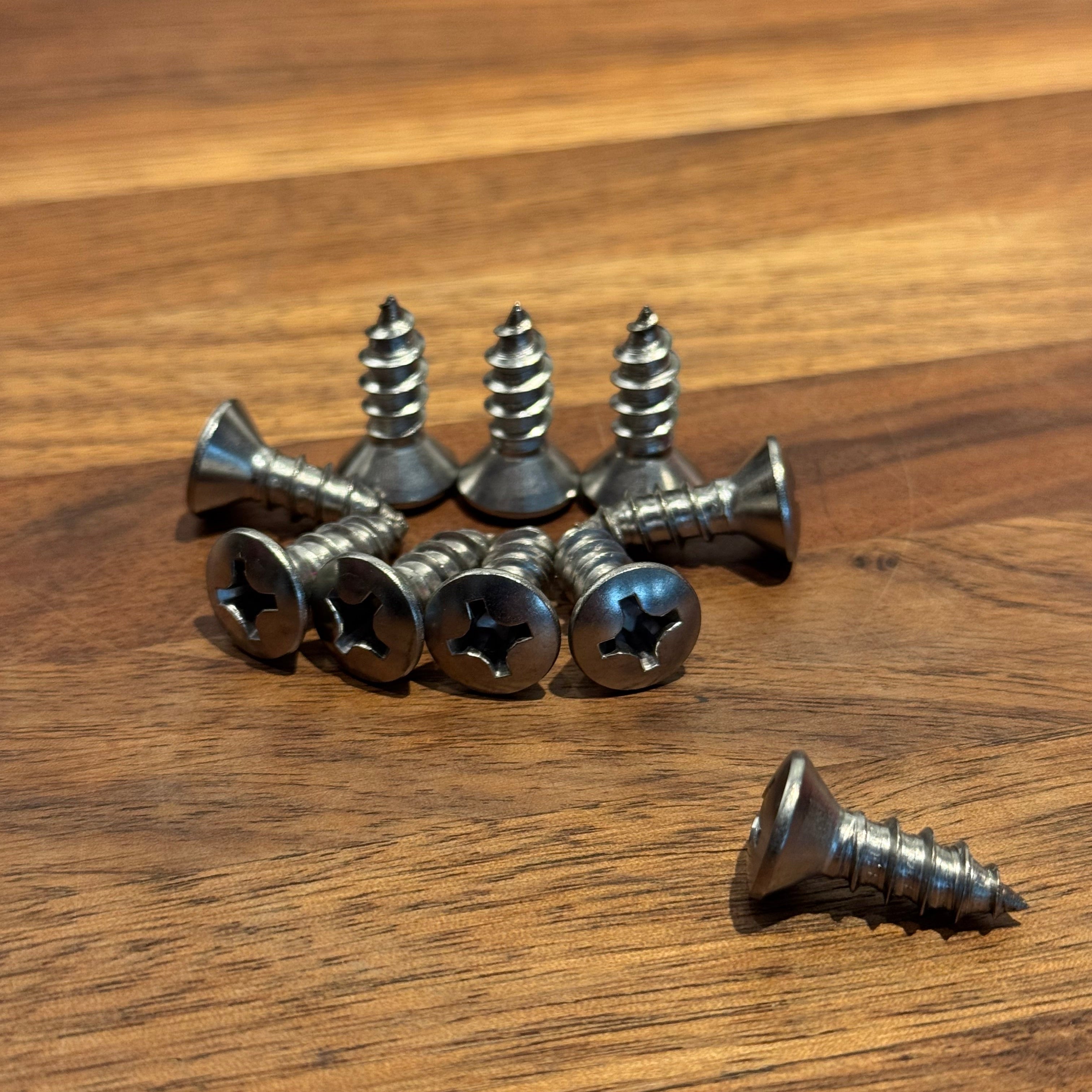 VANNON Stainless Steel Oval Head Screws Hardware Kit