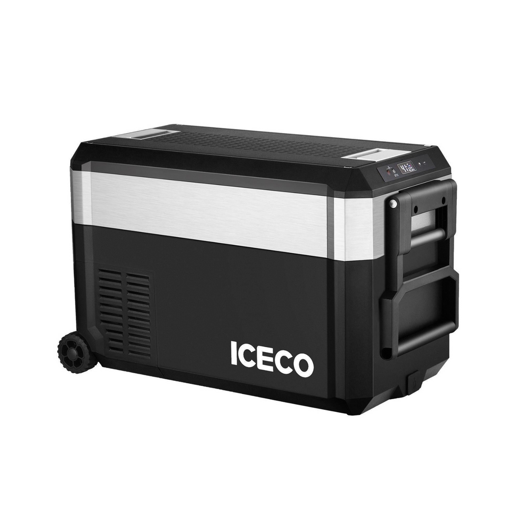 ICECO JP40 Pro single zone fridge freezer, a 40 liter wheeled chest fridge supplied with a cover