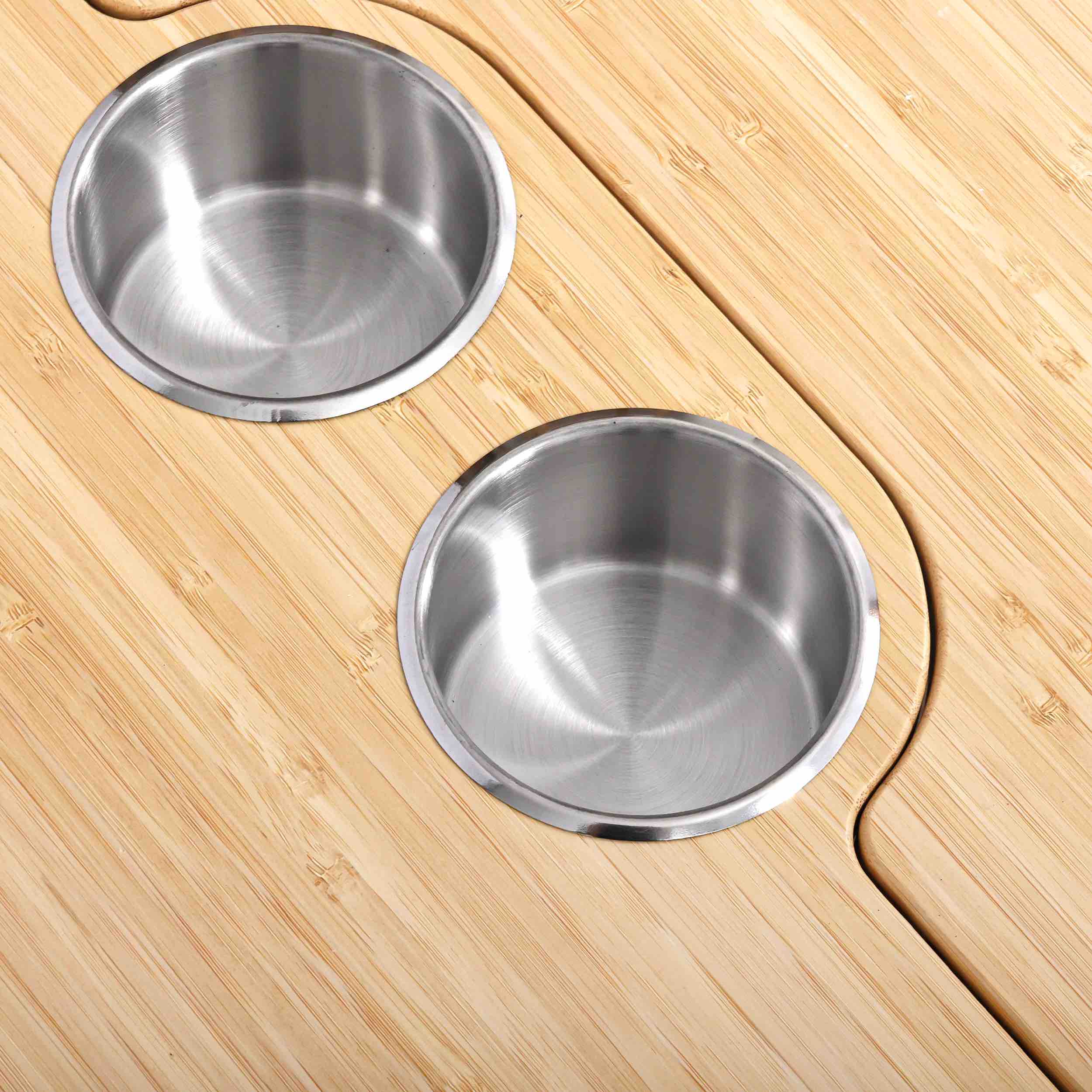 Kei Project Natural Bamboo Folding Table for Camper Vans Mercedes Sprinter