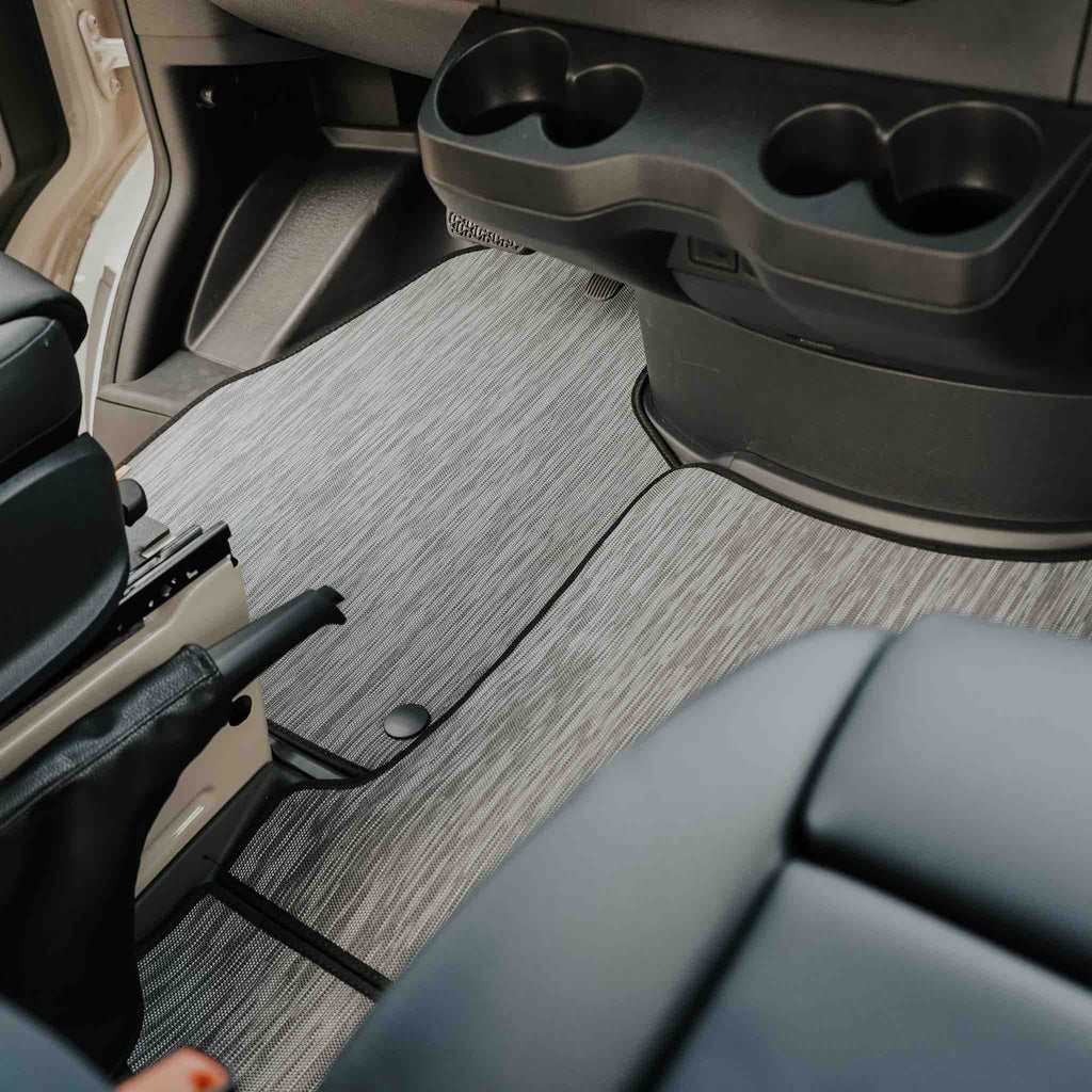 Kei Project Woven Path™ Premium Polyvinyl Floor Front Cab Mats for Mercedes Sprinter