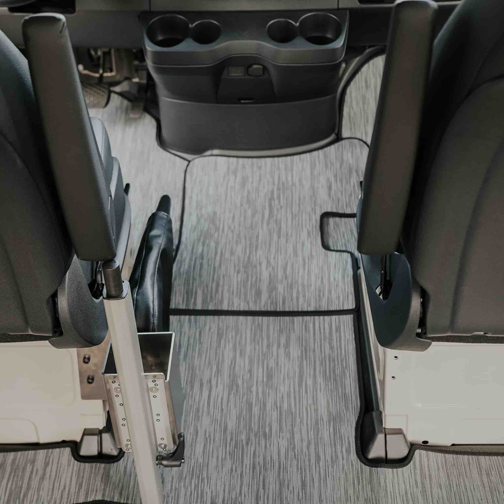 Kei Project Woven Path™ Premium Polyvinyl Floor Front Cab Mats for Mercedes Sprinter