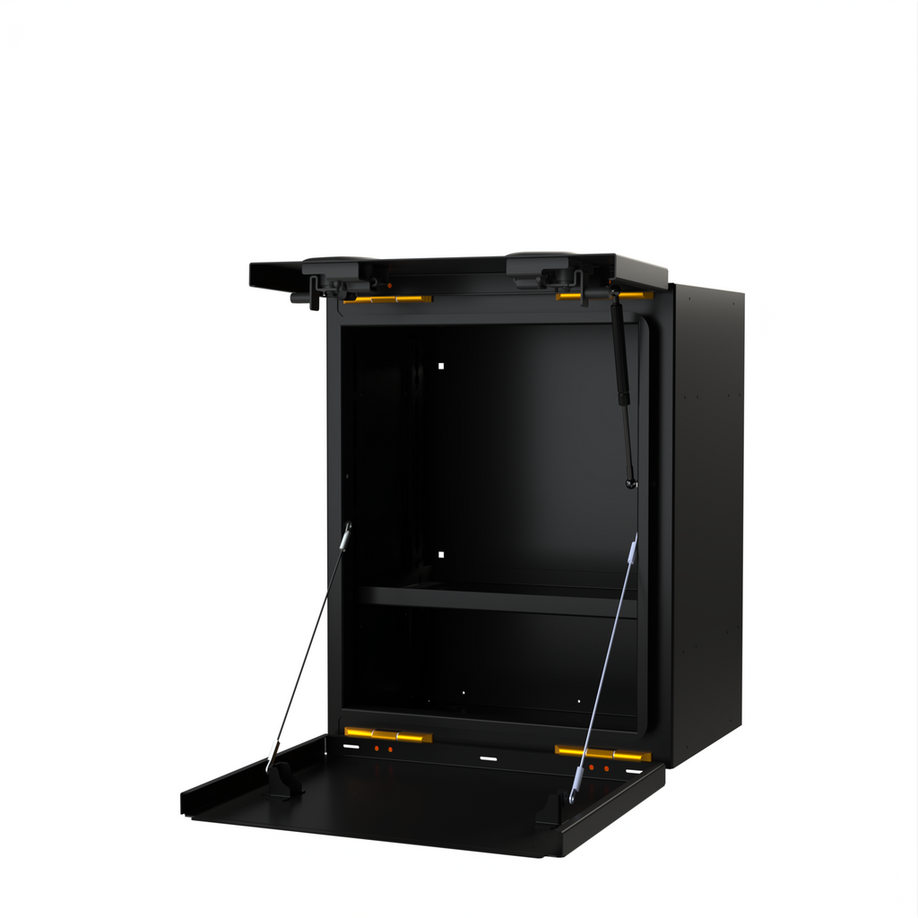 Alternate view of the Avatar Offroad Niko Van Storage Box, part of the Avatar Offroad van storage and overland range