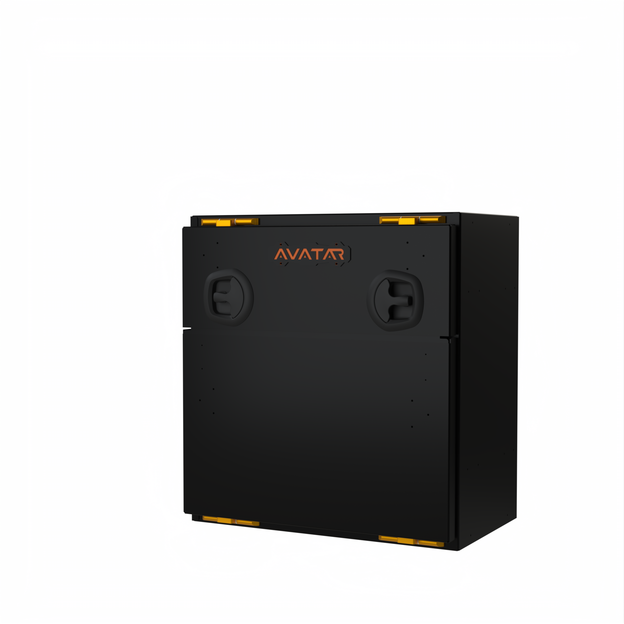 Closed view of the Avatar Offroad Niko Van Storage Box, part of the Avatar Offroad van storage and overland range