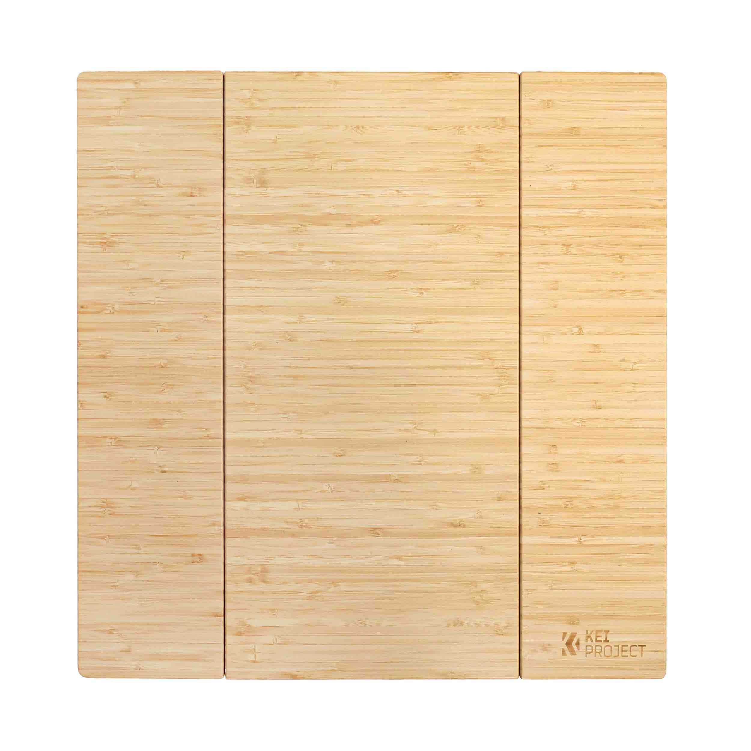 Kei Project Natural Bamboo Folding Table for Camper Vans Mercedes Sprinter