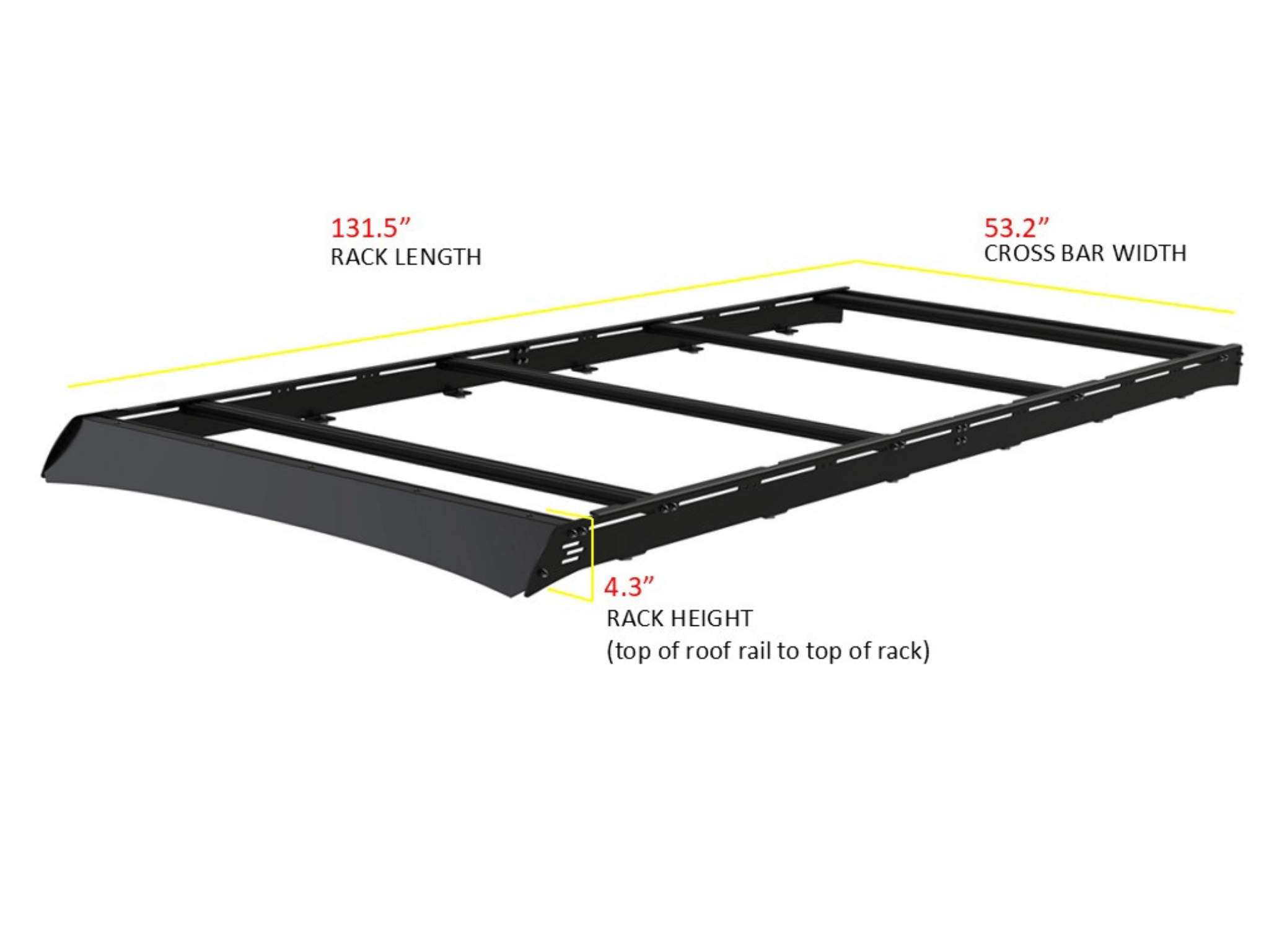 SPRINTER 144" HIGH ROOF STEALTH 2.0 ROOF RACK