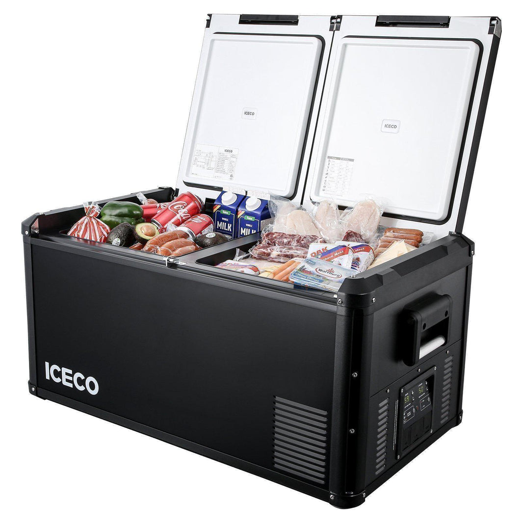 Additional view of the ICECO VL90ProD Dual Zone 12 Volt Fridge Freezer, a 12 volt compressor fridge for overland travel