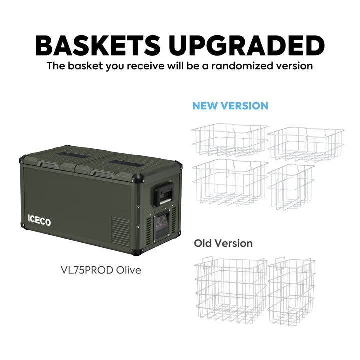 Extra view of the ICECO VL75ProD Dual Zone 12 Volt Fridge Freezer, a 12 volt compressor fridge for overland travel