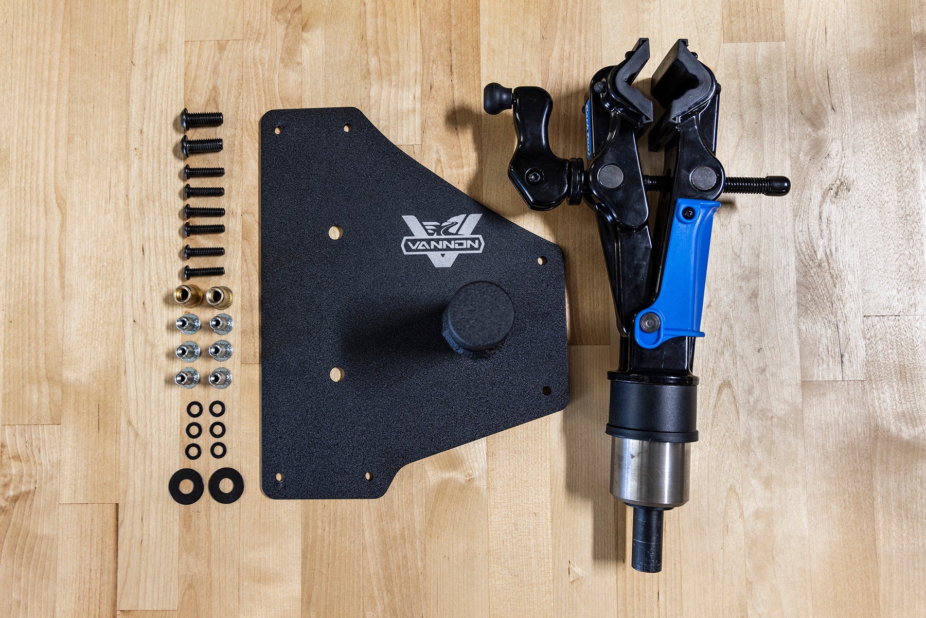 VANNON Sprinter Rear Door Bike Mount & Workstation for the Park Tool