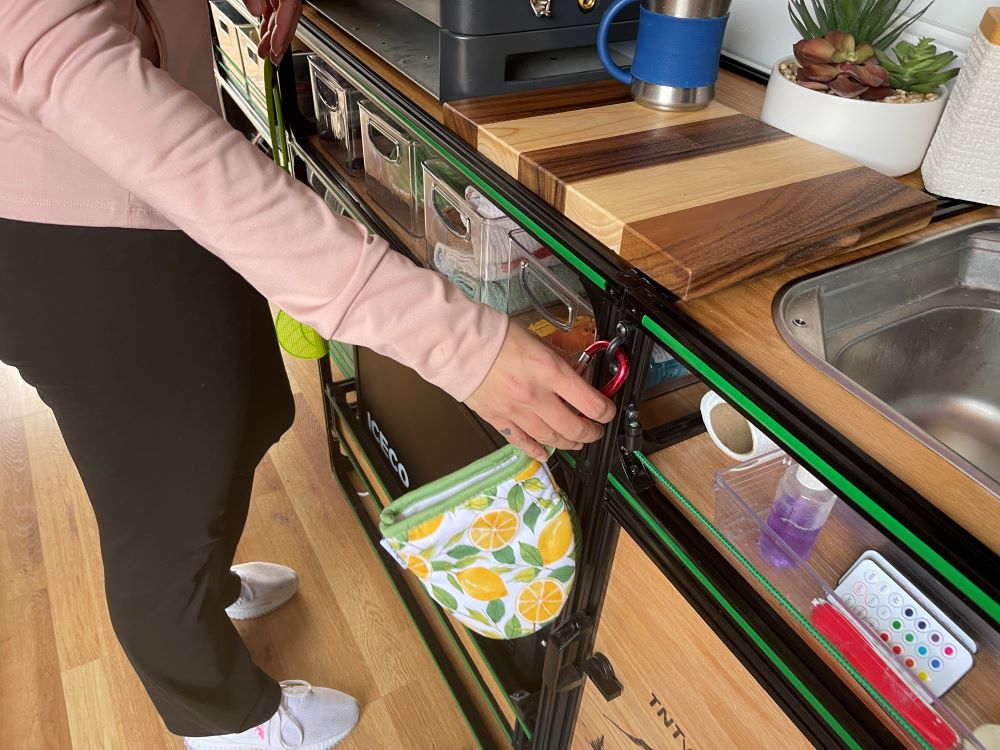 Extra view of the TNTvans Sprinter 170 Campervan Conversion Kit, part of a DIY camper van conversion interior