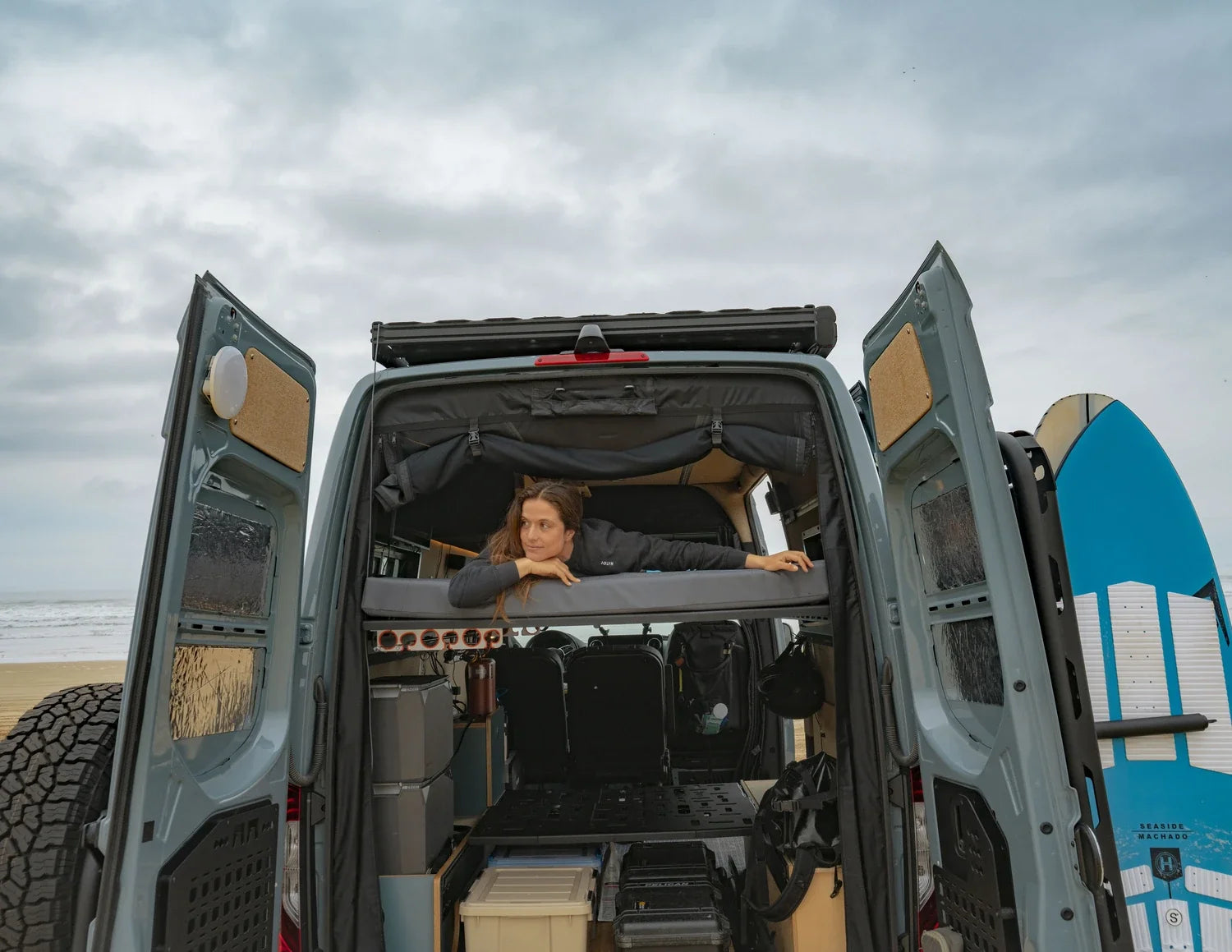 Ford Transit Van 4-Panel All Aluminum Platform Bed System