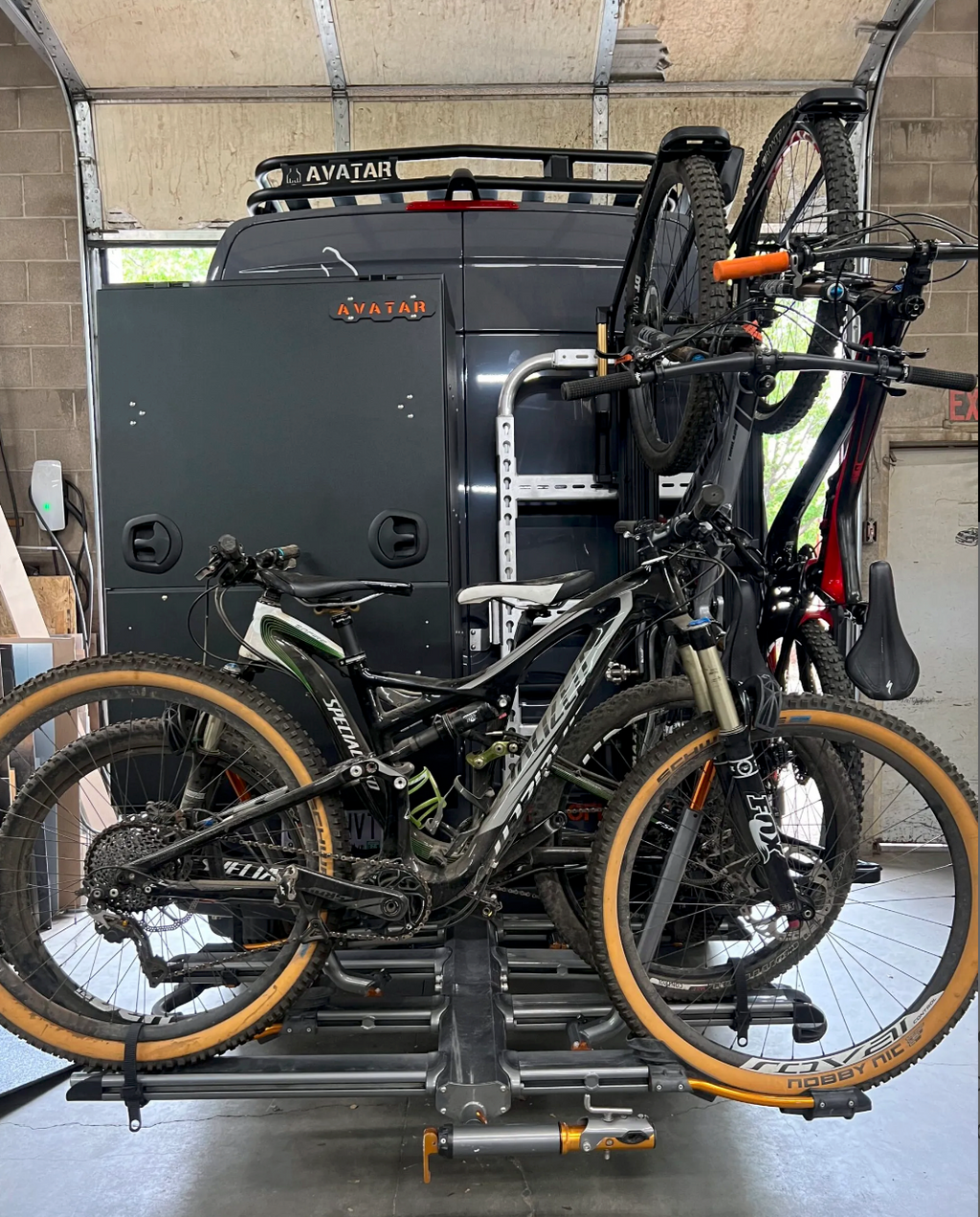 Another angle on the Avatar Offroad Giga Full Size Van Storage Box, part of the Avatar Offroad van storage and overland range