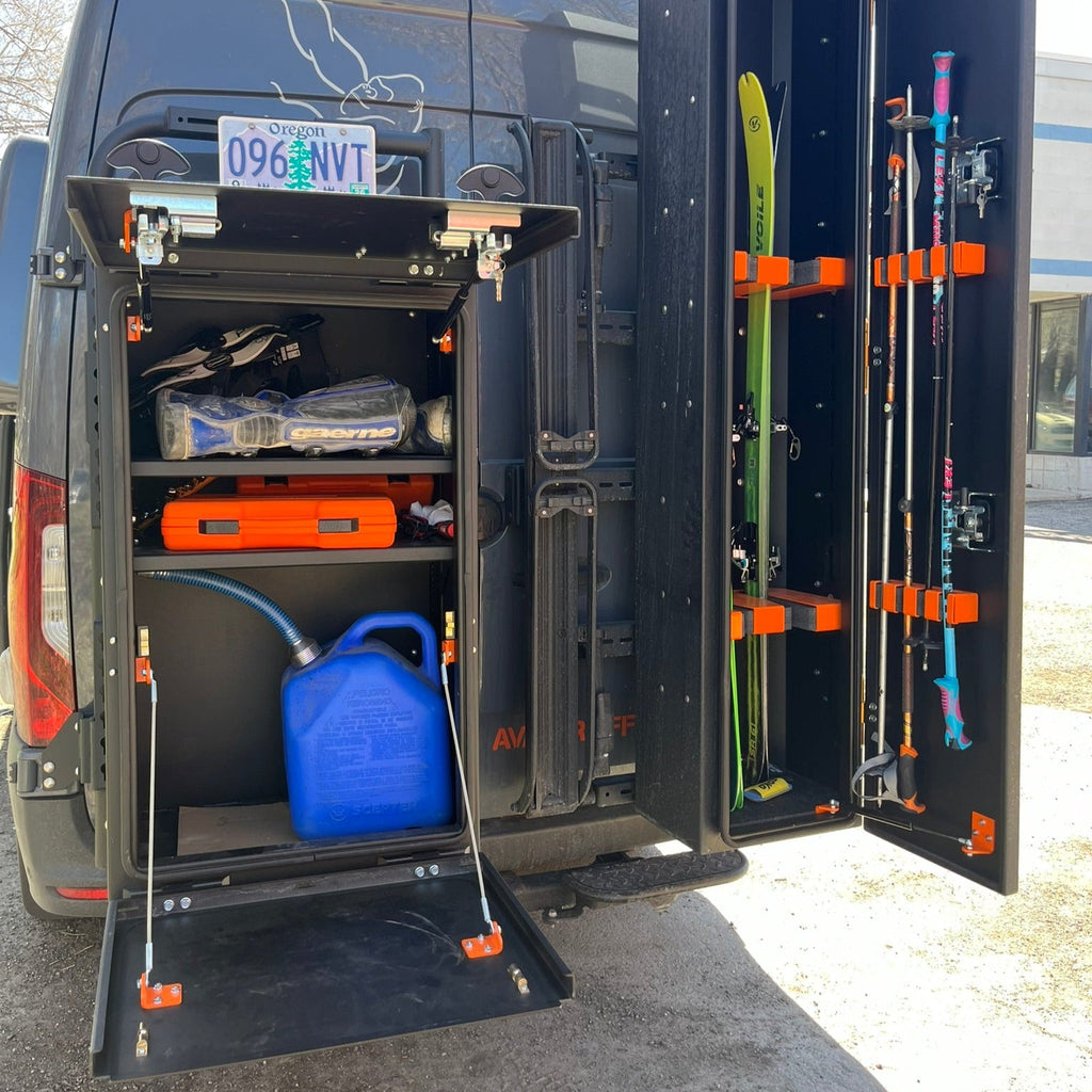 Further view of the Avatar Offroad Mega Large Van Storage Box, part of the Avatar Offroad van storage and overland range