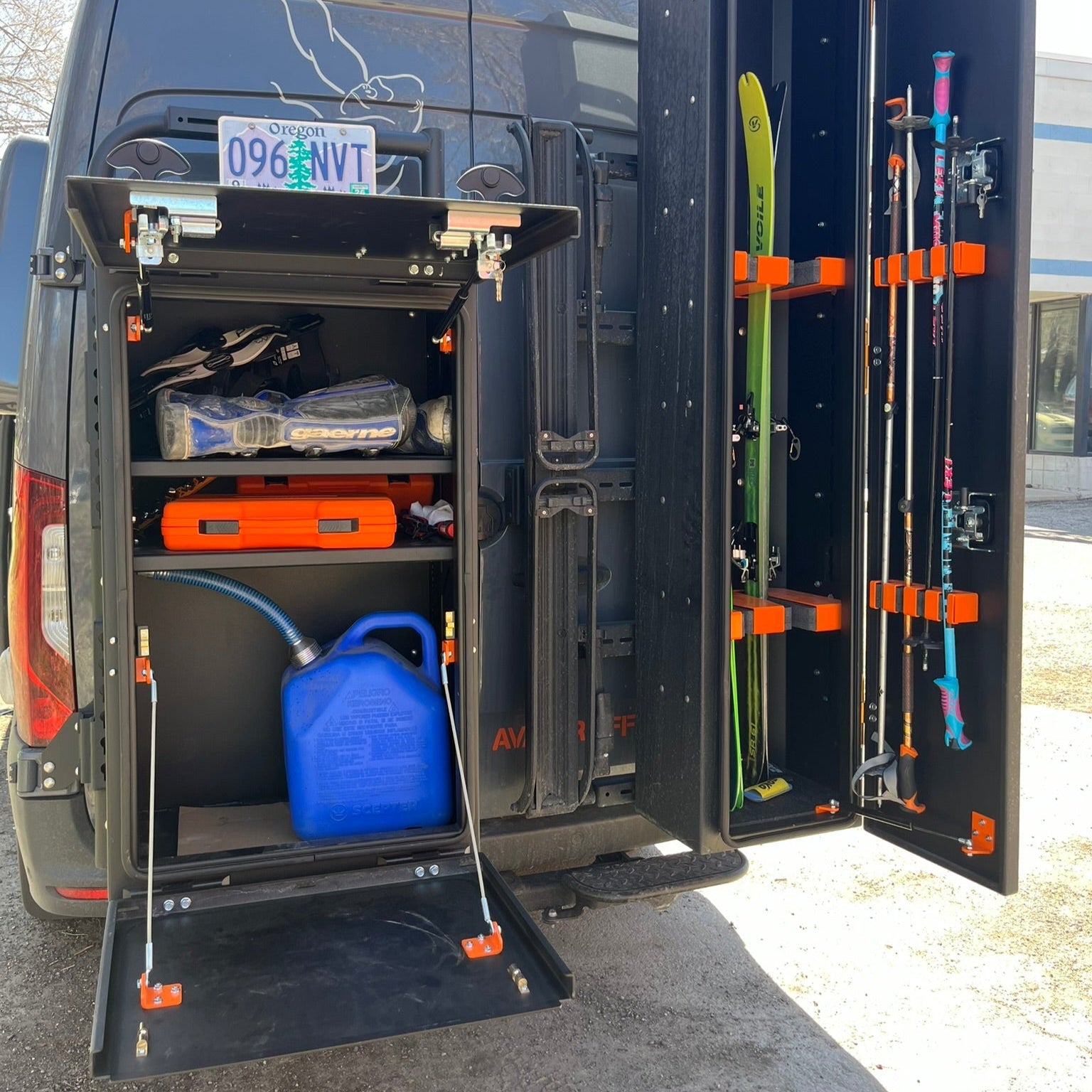 Further view of the Avatar Offroad Mega Large Van Storage Box, part of the Avatar Offroad van storage and overland range