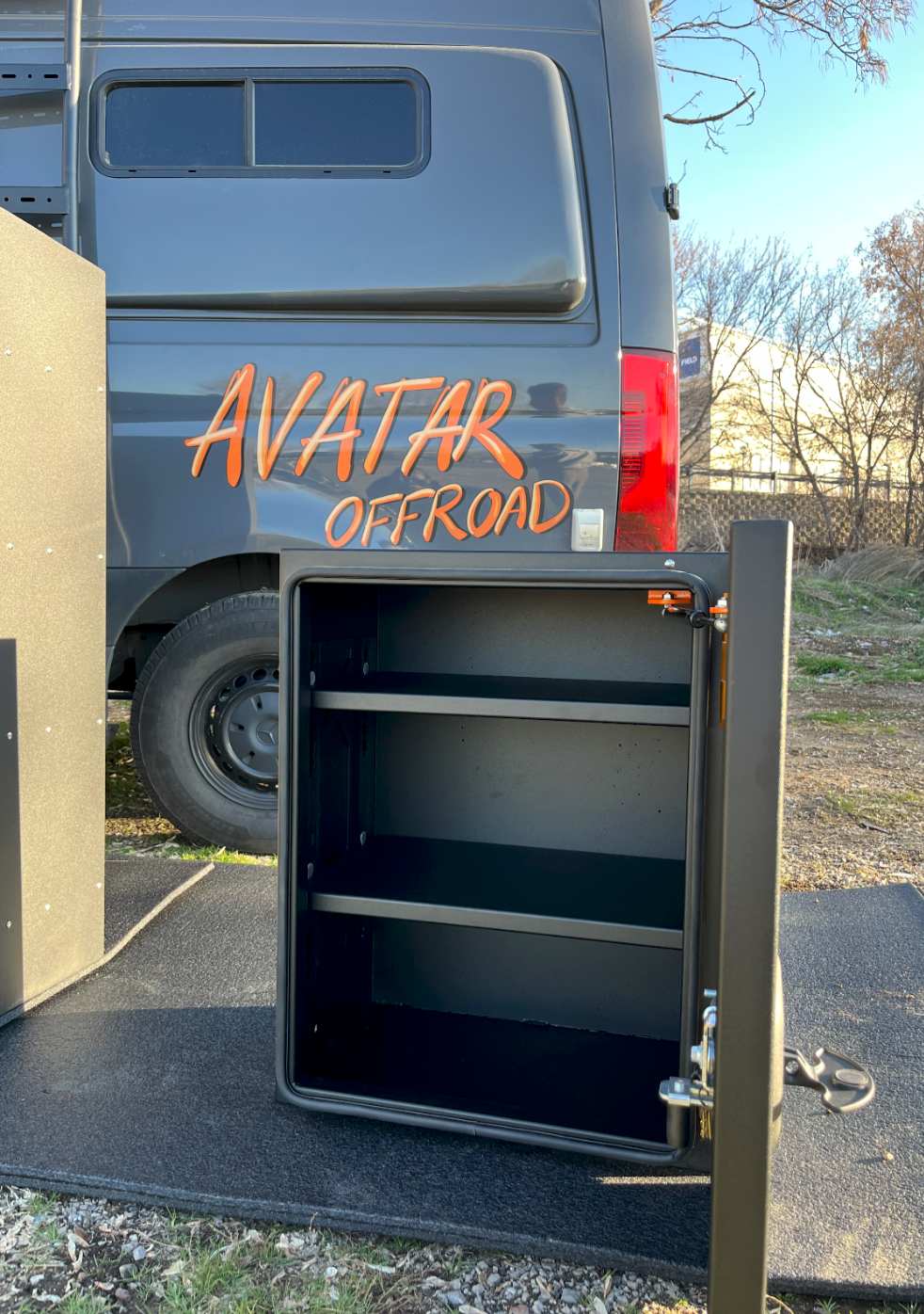 Additional view of the Avatar Offroad Kilo Compact Van Storage Box, part of the Avatar Offroad van storage and overland range
