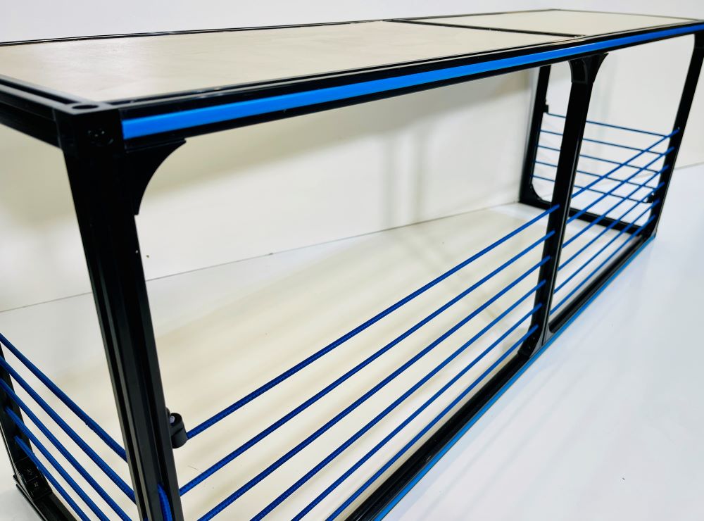 Additional view of the TNTvans Wheel Well Bench with Storage for Camper Vans, part of a DIY camper van conversion interior