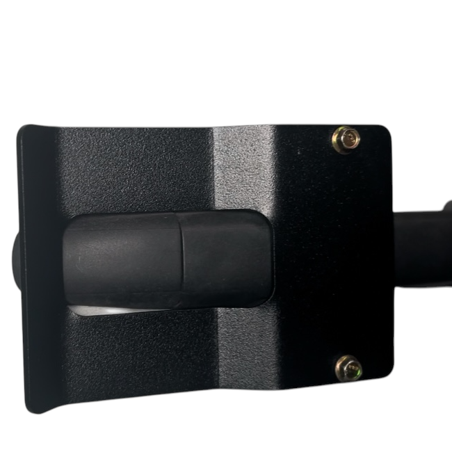 Additional view of the Avatar Offroad Door Handle Extension for Sprinter, fitted to an overland van build